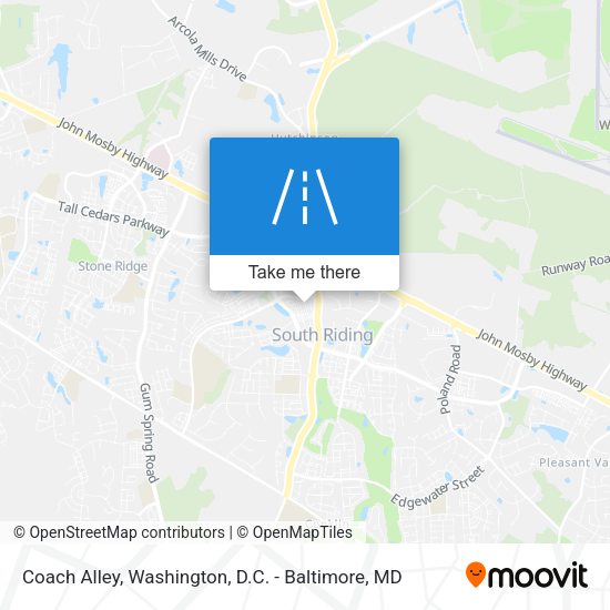Coach Alley map
