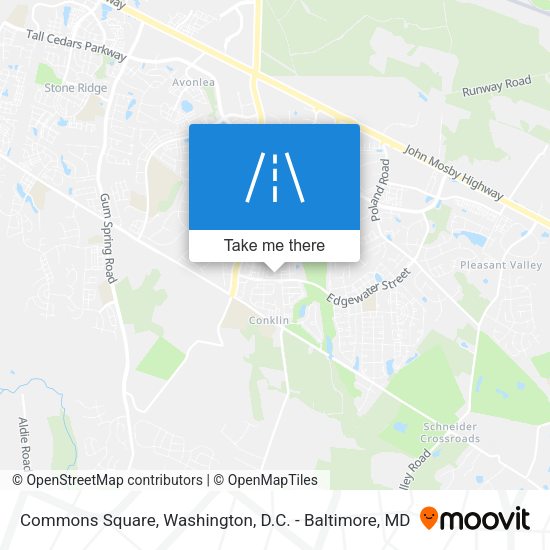Mapa de Commons Square