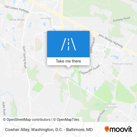 Cowher Alley map