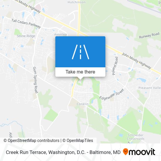 Mapa de Creek Run Terrace