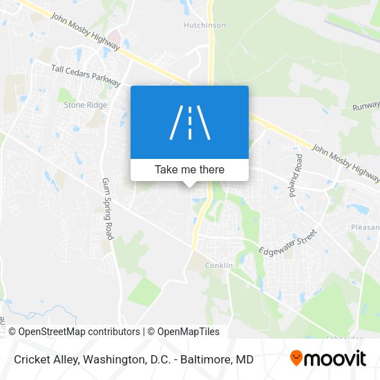 Cricket Alley map