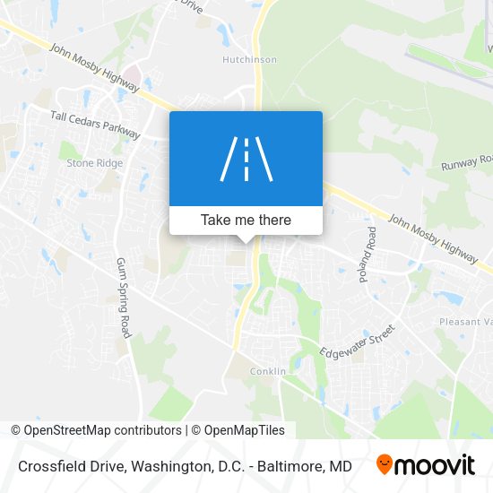 Mapa de Crossfield Drive