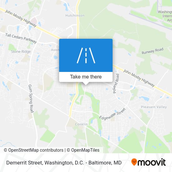 Demerrit Street map