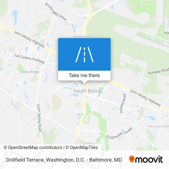 Drillfield Terrace map