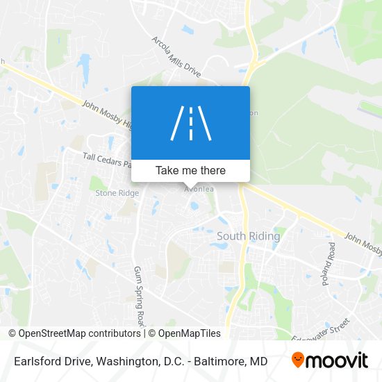 Earlsford Drive map