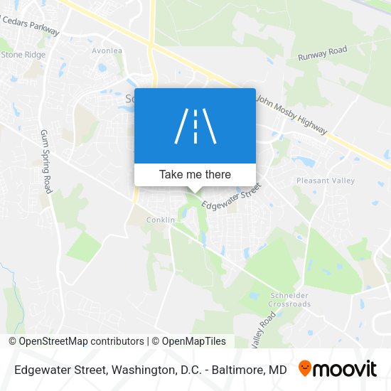Mapa de Edgewater Street