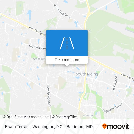 Elwen Terrace map
