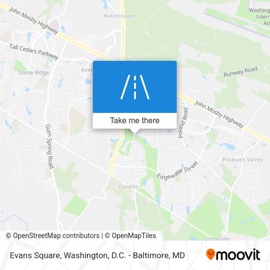 Evans Square map