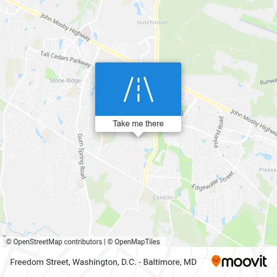 Freedom Street map