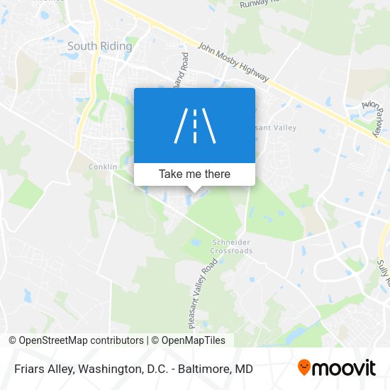 Friars Alley map