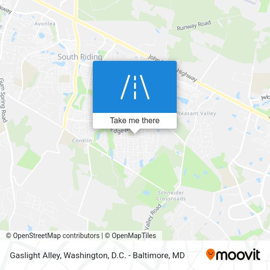 Gaslight Alley map