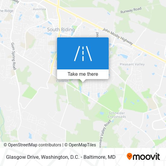Glasgow Drive map