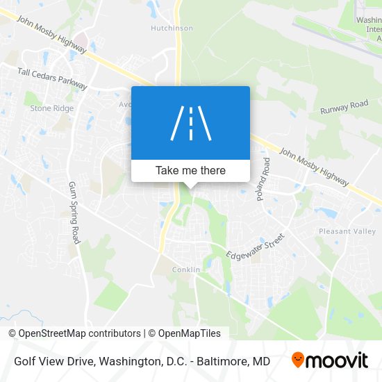 Mapa de Golf View Drive