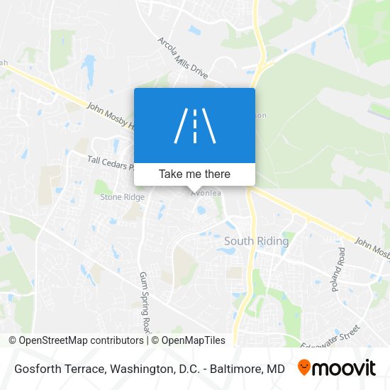 Gosforth Terrace map