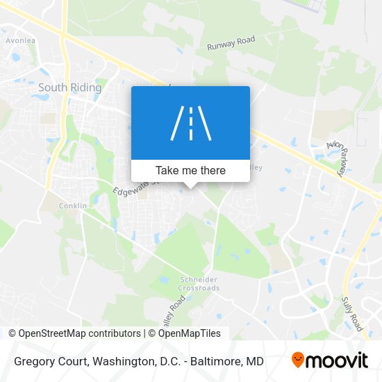 Gregory Court map