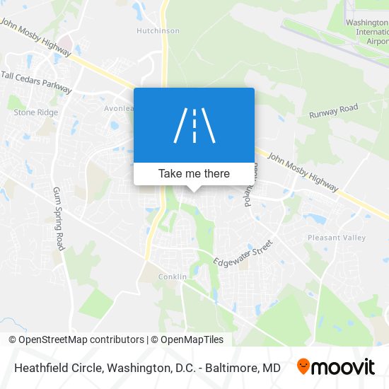 Heathfield Circle map