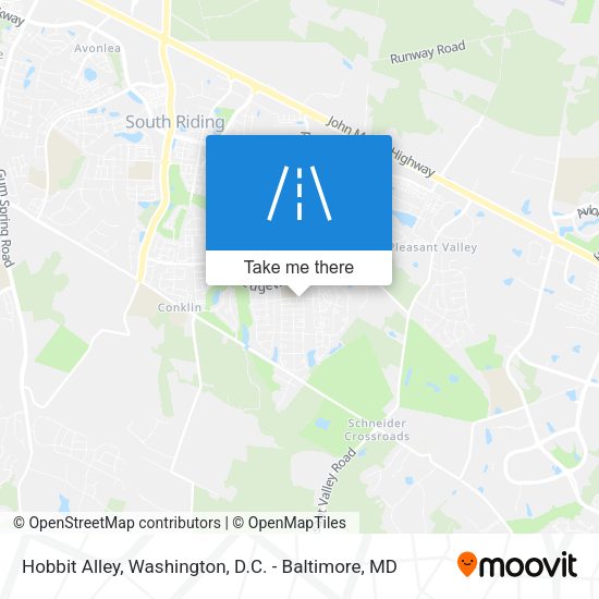 Hobbit Alley map