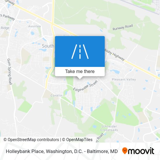 Mapa de Holleybank Place