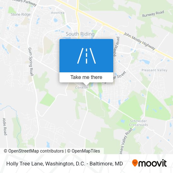 Mapa de Holly Tree Lane