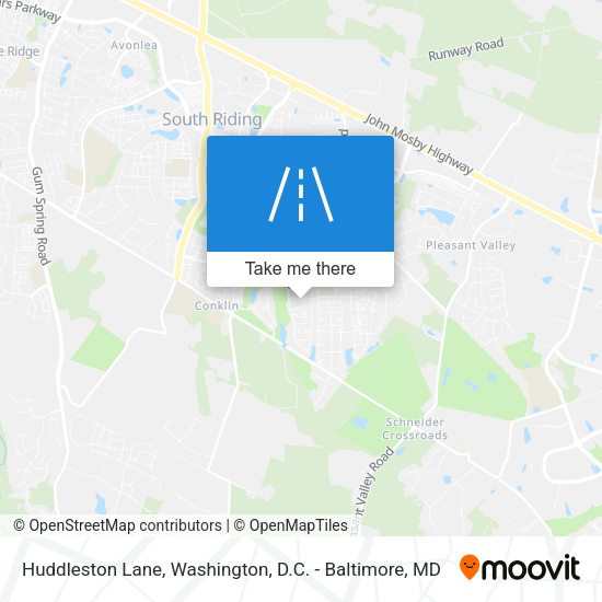 Mapa de Huddleston Lane