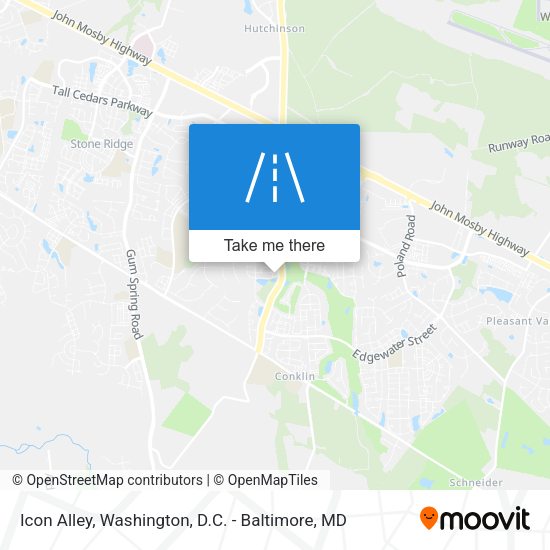 Icon Alley map
