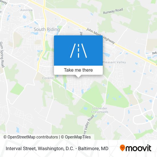 Interval Street map