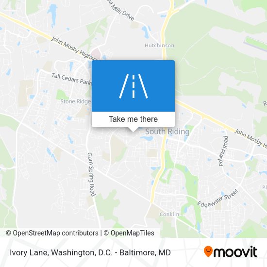 Ivory Lane map