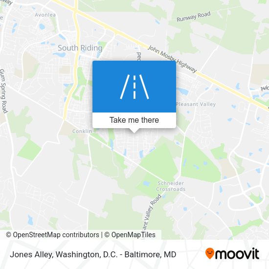 Jones Alley map