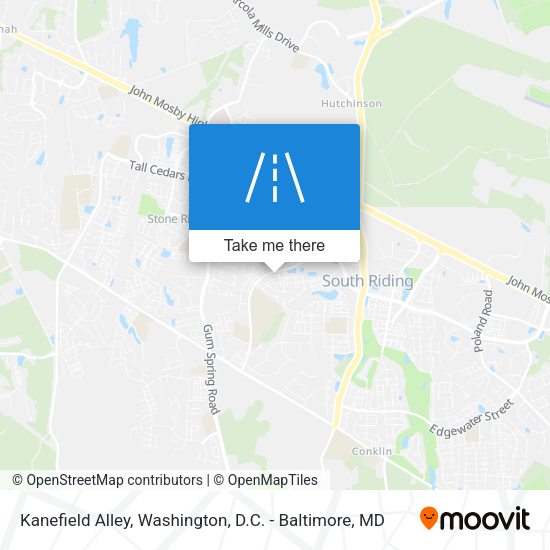 Mapa de Kanefield Alley