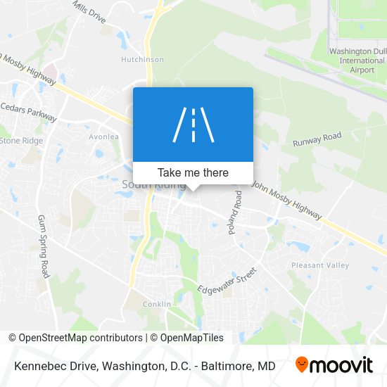 Mapa de Kennebec Drive