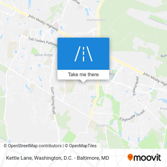 Mapa de Kettle Lane