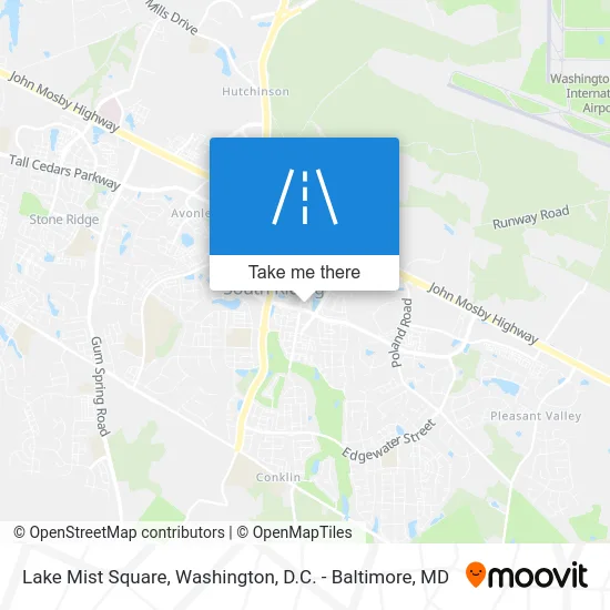 Lake Mist Square map