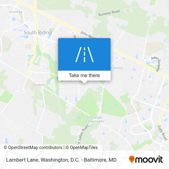 Lambert Lane map