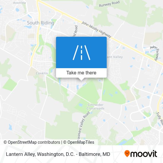 Lantern Alley map