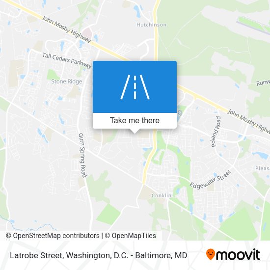 Latrobe Street map