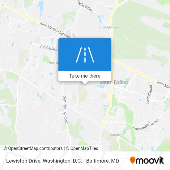 Lewiston Drive map