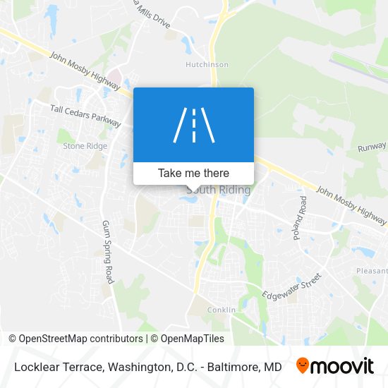 Mapa de Locklear Terrace