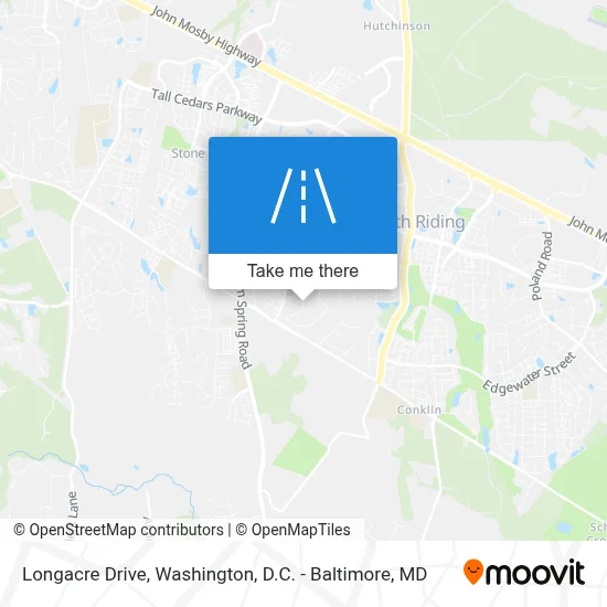 Longacre Drive map