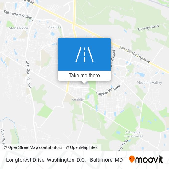 Mapa de Longforest Drive