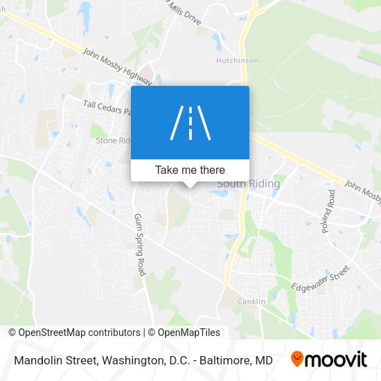 Mandolin Street map