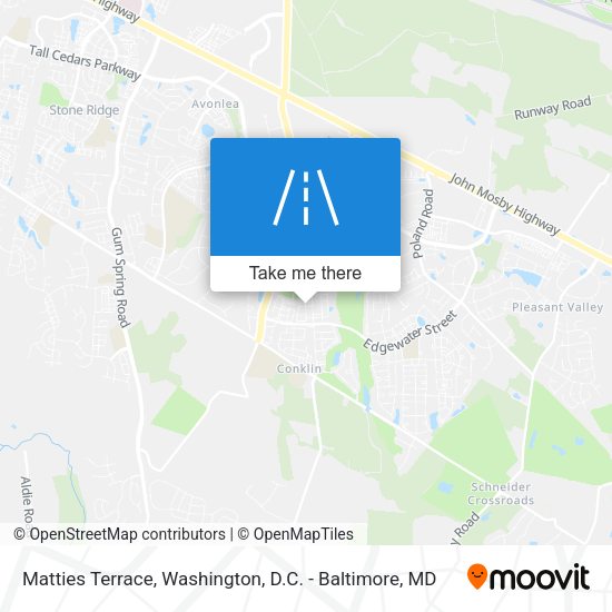 Matties Terrace map