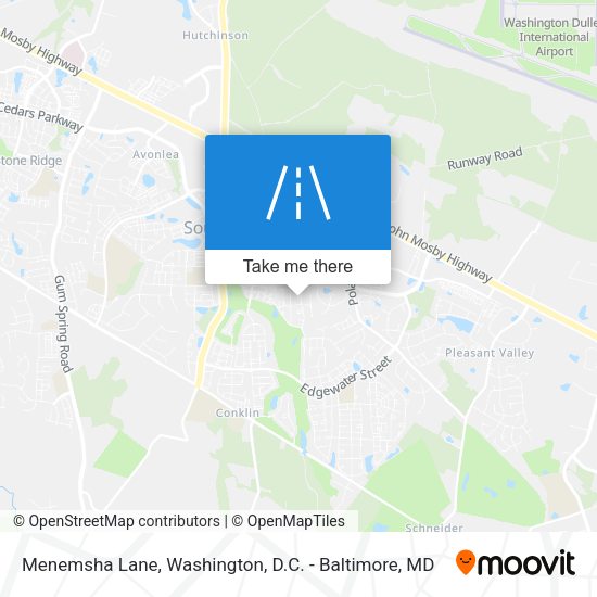 Menemsha Lane map