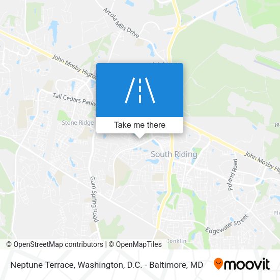 Neptune Terrace map