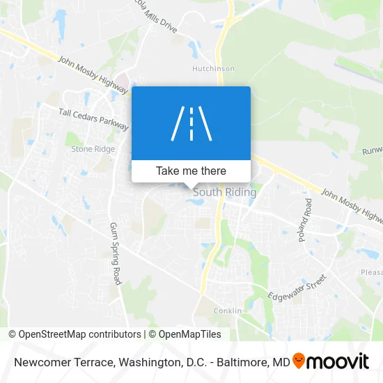 Newcomer Terrace map