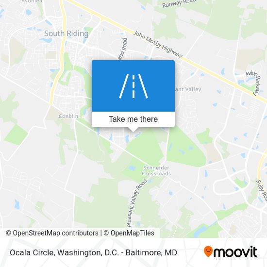 Ocala Circle map