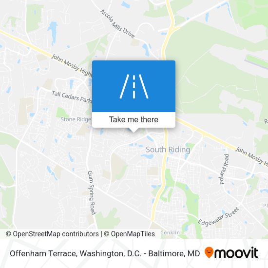Mapa de Offenham Terrace