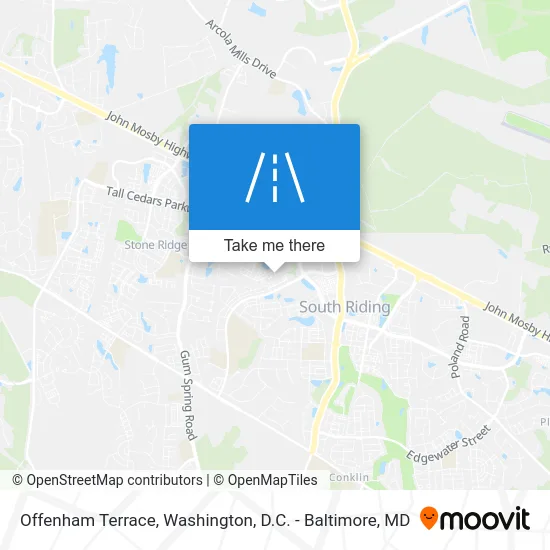 Offenham Terrace map