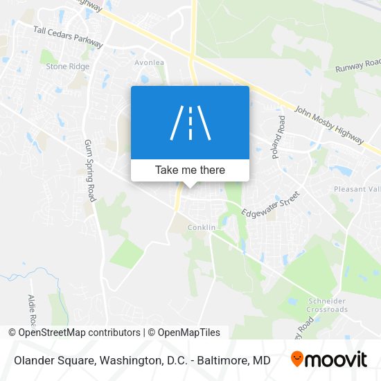 Olander Square map