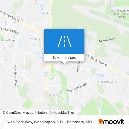 Owen Park Way map