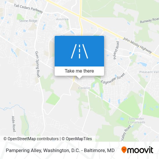 Mapa de Pampering Alley